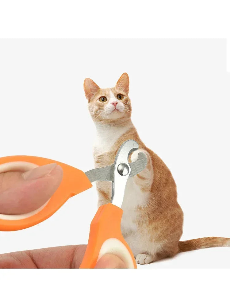 Stainless Steel Dog Cat Nail Clippers Grooming Scissors