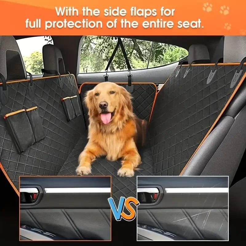 Waterproof Dog Car Seat Cover Hammock Nonslip Soft Back