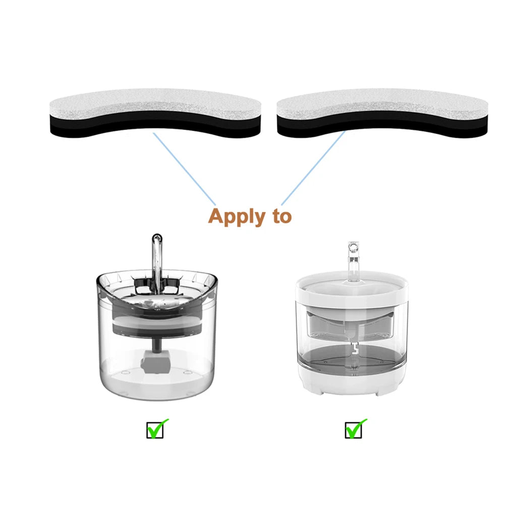 Cat Water Fountain Replacement Filter For Pets Upgrade Cat Fountain Filter Accessories For Cats And Dogs