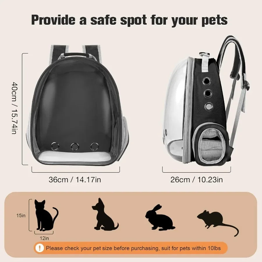 Front Portable Pet Carrier Backpack For Cats And Dogs Travel