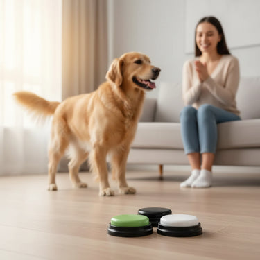 Dog Toys Funny Dog Recordable Pet Toys Talking Pet Starters Pet Speaking Buttons Portable Cute Pet Supplies