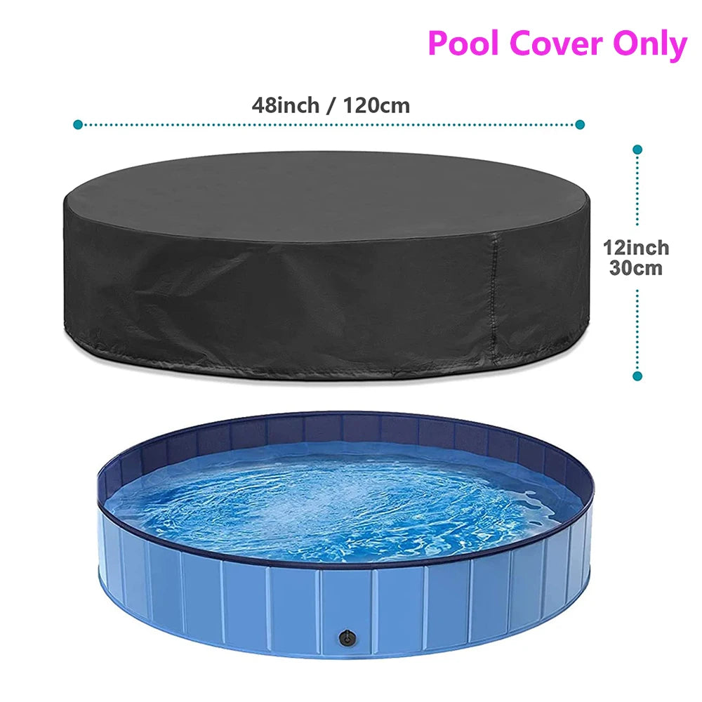 Foldable Dog Pool Portable Plastic Large Dog Bath Tub