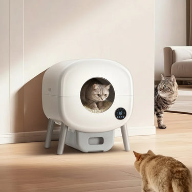 self cleaning cat litter box