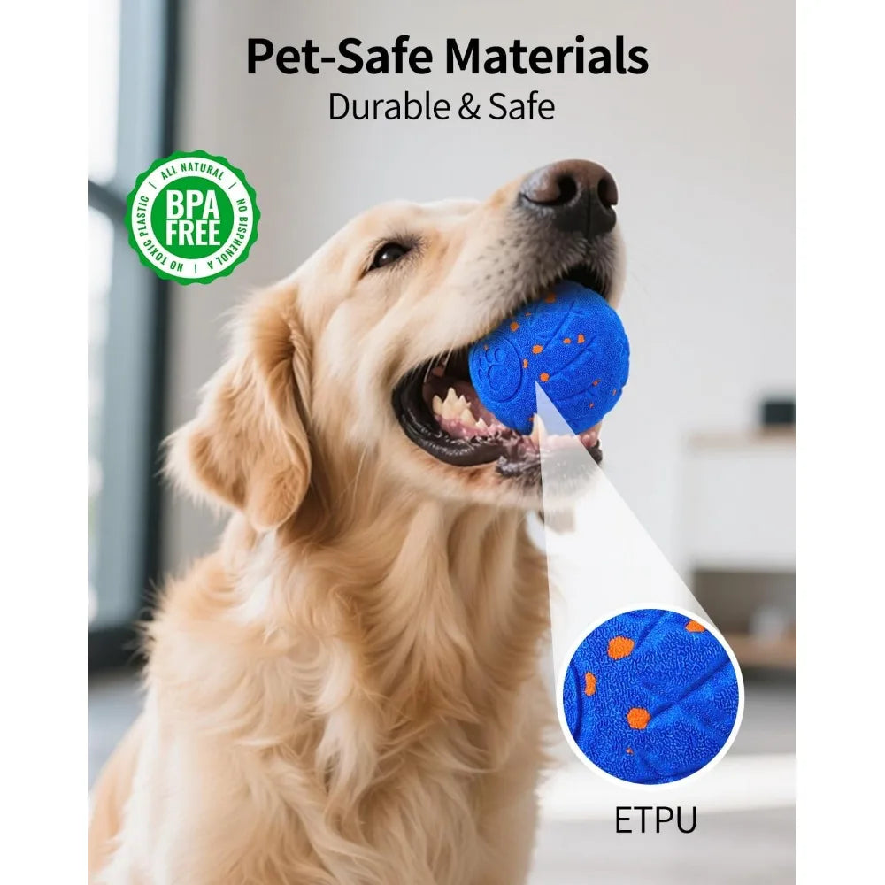 Interactive Dog Ball Toy Auto Bouncing Rolling Vibrating