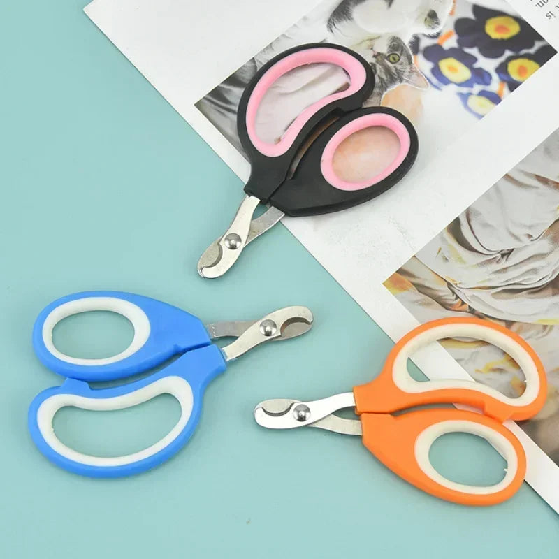 Stainless Steel Dog Cat Nail Clippers Grooming Scissors