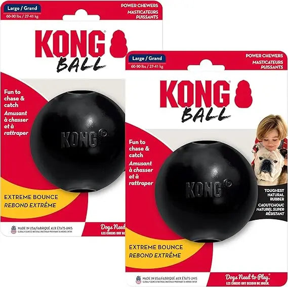 KONG Extreme Ball Dog Toy For Power Chewers Treats Training