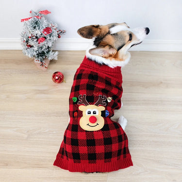 Plaid Dog Sweater
