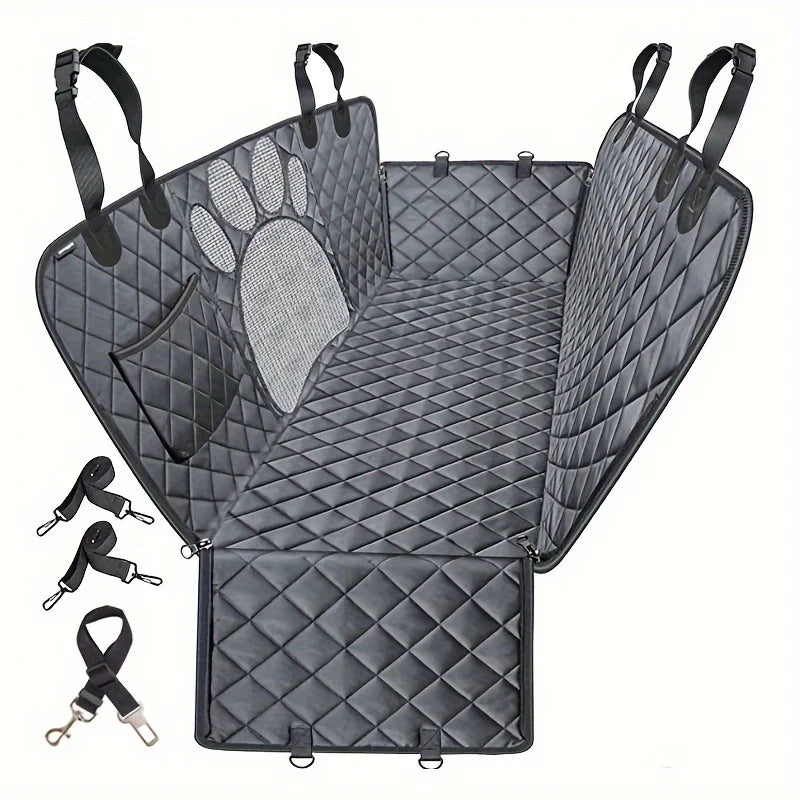Heavy Duty Dog Rear Seat Cover Hammock Scratch Resistant