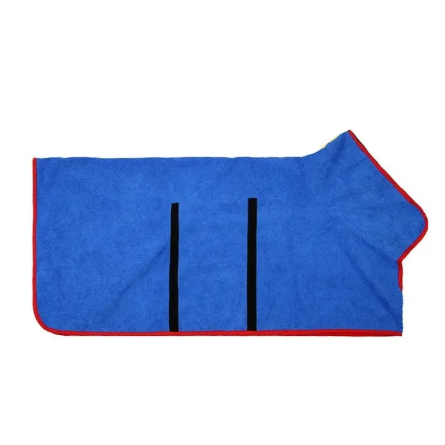 Adjustable Microfiber Pet Bathrobe Towel For Dogs And Cats