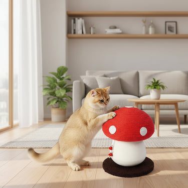 Mushroom Cat Scratcher