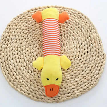 Molar Dog Toy Plush Supplies Fit For All Puppy Pet Squeak Chew Toy Funny Durable Chew Elephant Duck Pig Toy Pets Supplies Molar