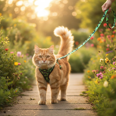 Green Cat Harness