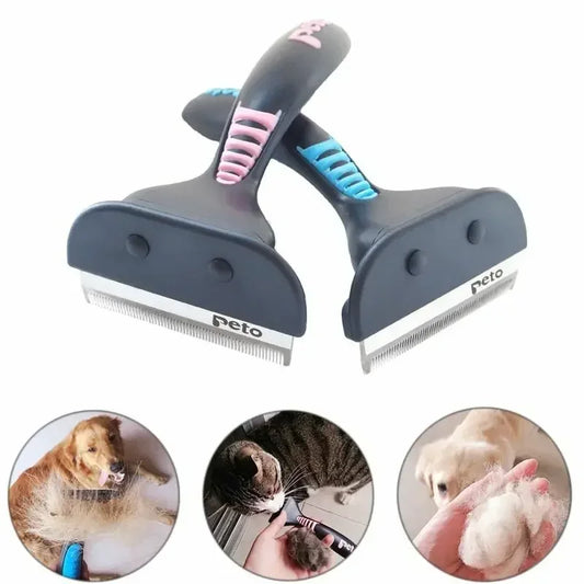 Pet Grooming Brush For Dogs Cats Deshedding Hair Removal