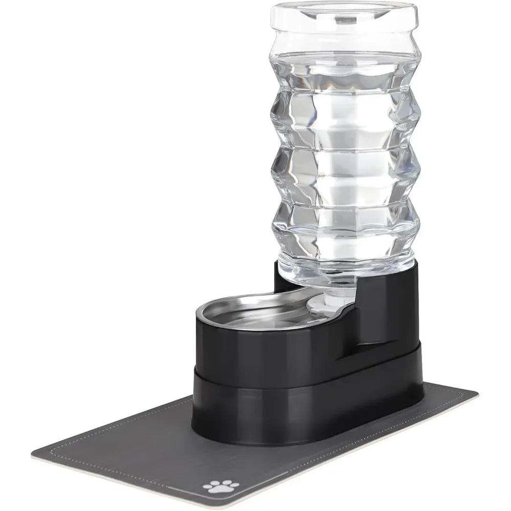 9L Raised Cat Dog Water Fountain Gravity Fed Easy Refill