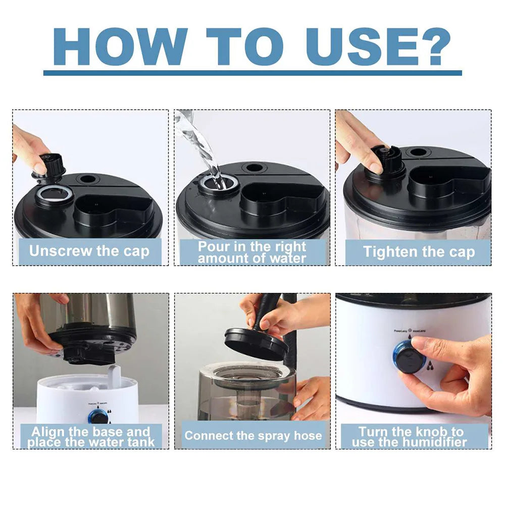 4L Reptile Humidifier Telescopic Hose For Home Pet Store