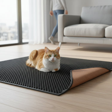 cat litter mat