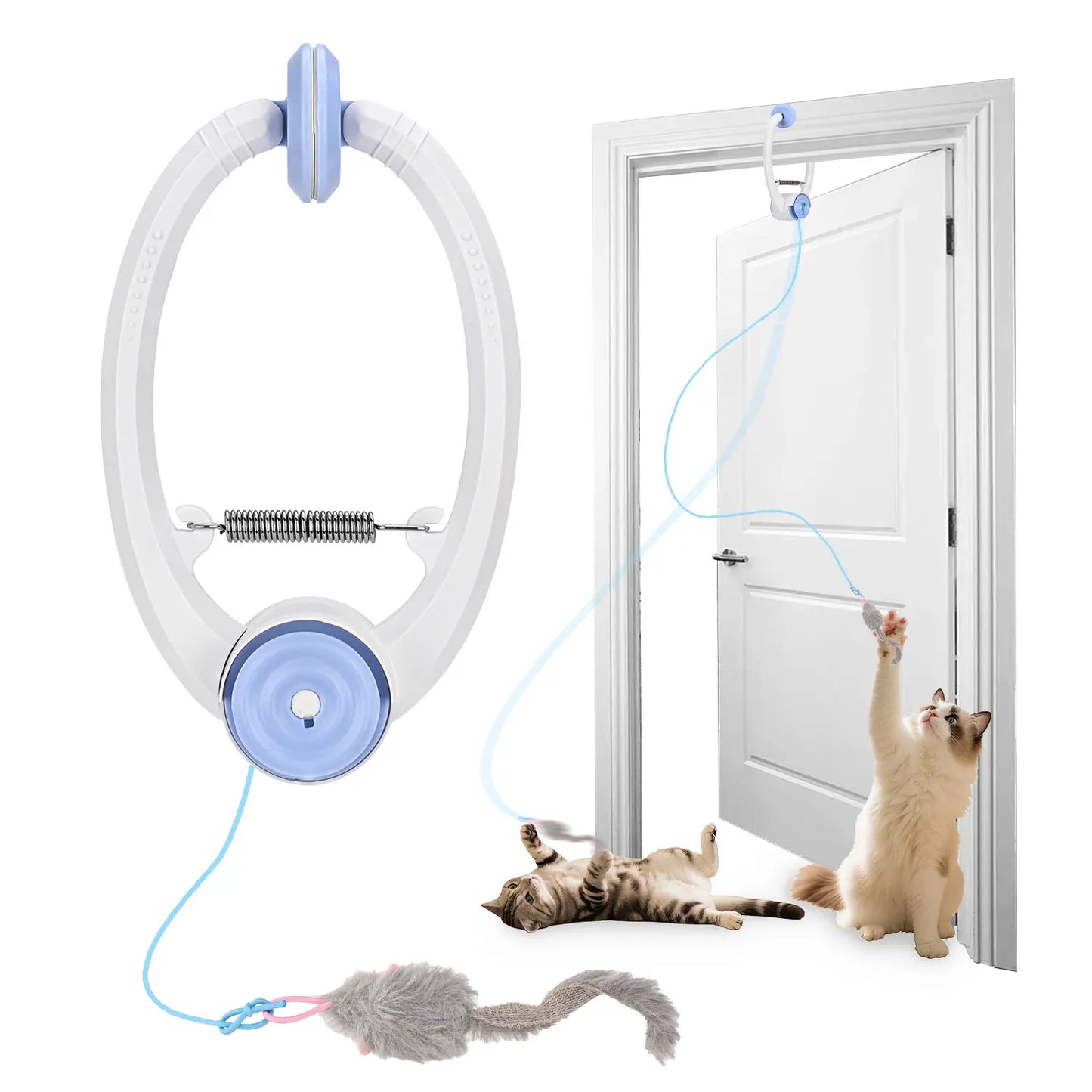 Electric Door Hanging Cat Toy USB Rechargeable Interactive