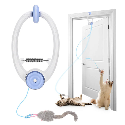 Electric Door Hanging Cat Toy USB Rechargeable Interactive