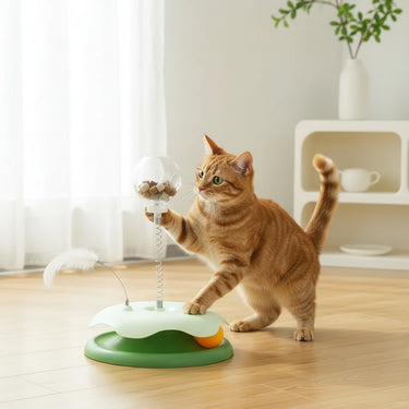 Turntable Cat Treat Toy