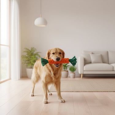 Carrot Rope Chew Toy