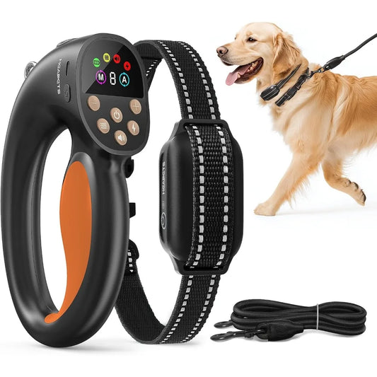 Anti Tugging Dog Training Collar With Remote IPX7 Waterproof