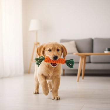 Carrot Rope Chew Toy