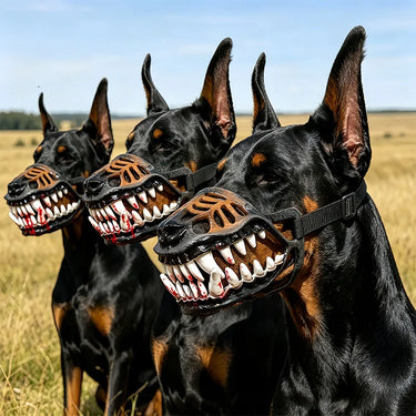 Dog Muzzle Halloween Mask Scary Teeth Latex Pet Costume,adjustable Strap Dog Headgear For Halloween Party Funny Pet Cosplay