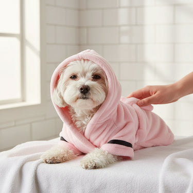 dog bathrobe
