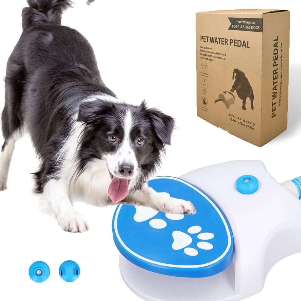 Outdoor Dog Water Fountain Foot Activated Dispenser