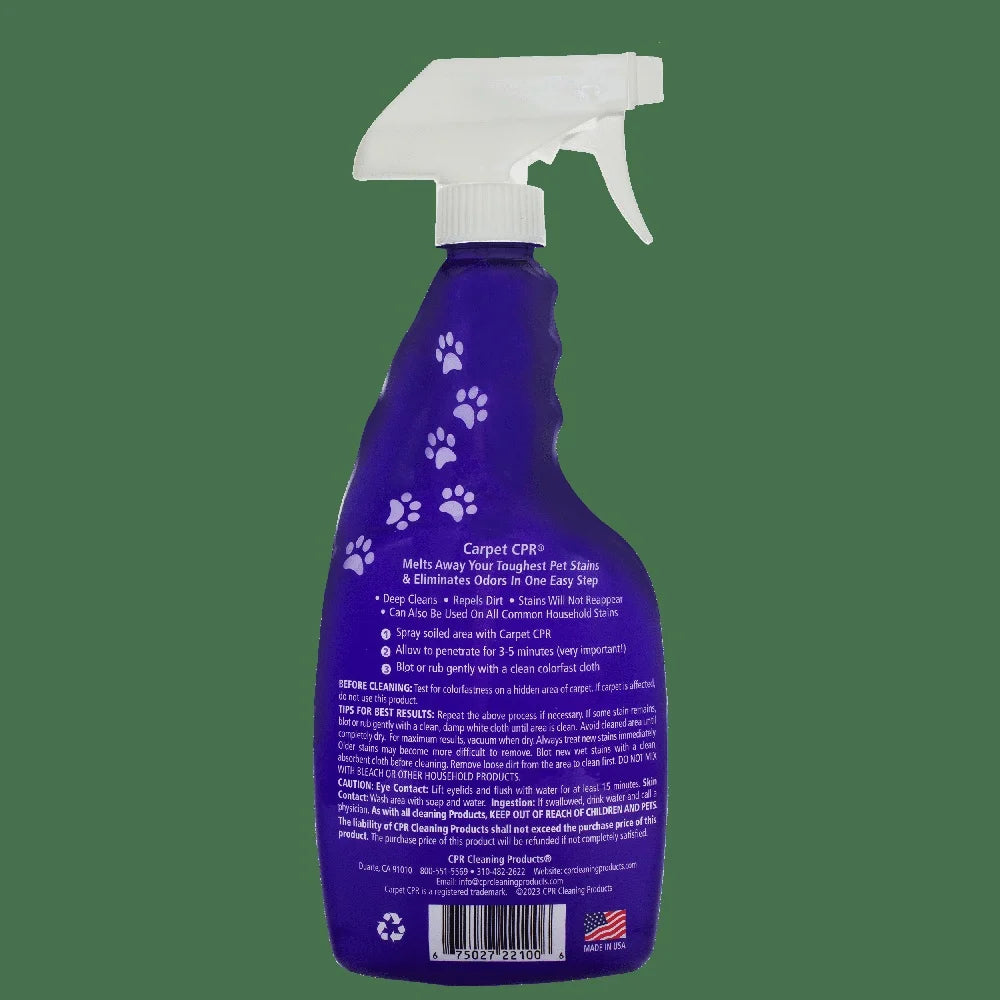 3 Pack Carpet Cleaner Pet Stain Odor Remover 24oz Safe
