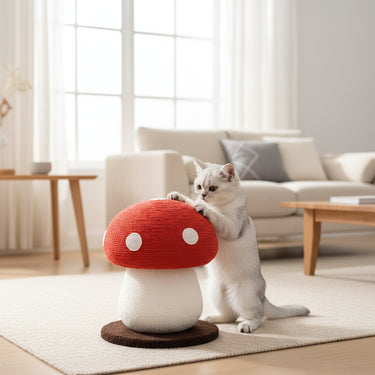 Mushroom Cat Scratcher