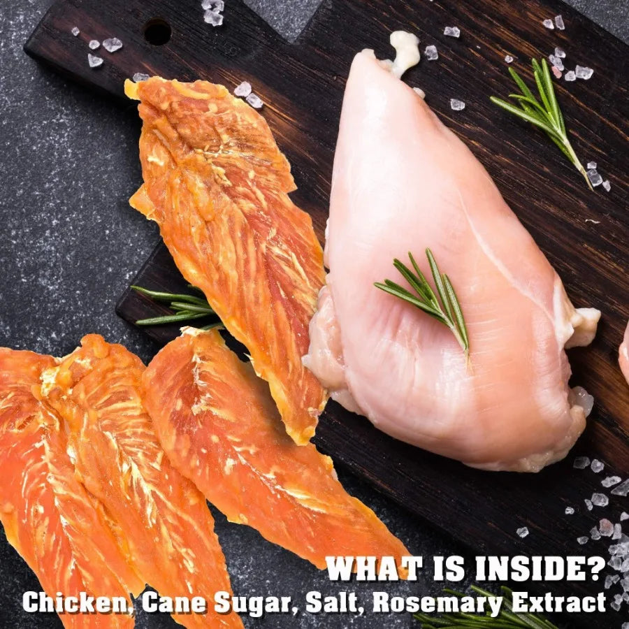 Chicken Jerky Dog Treats Human Grade Grain Free All Natural