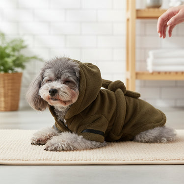 dog bathrobe