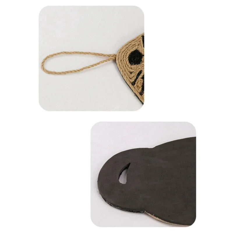 Cat Scratch Mat Wall Mounted Sisal Scratching Pad For Walls