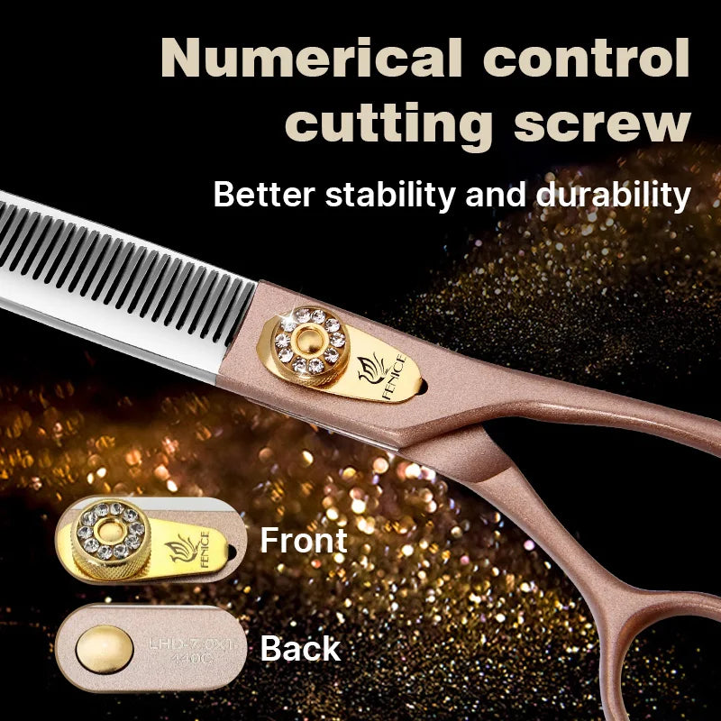 Fenice 7.5 Inch JP440C Pet Thinning Scissors 35 Percent