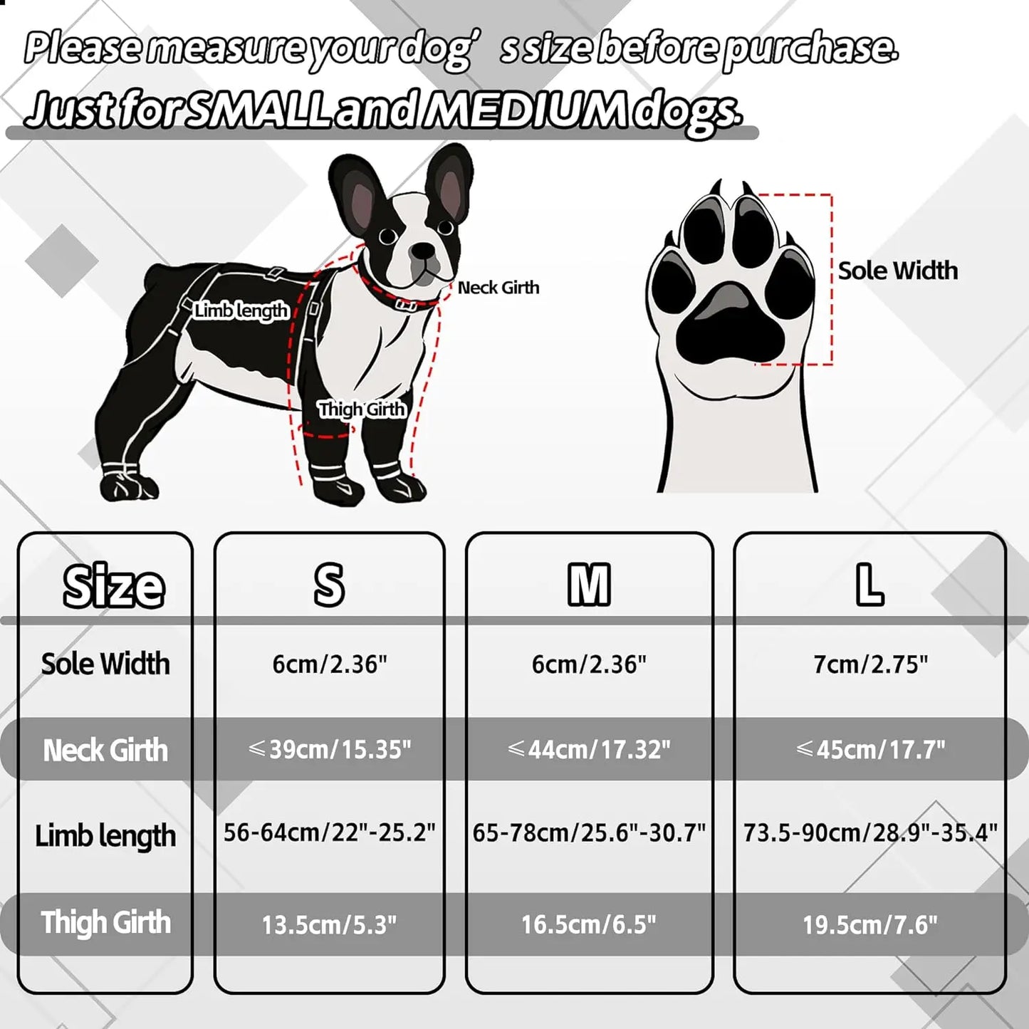 Outdoor Dog Boots Leggings Suspender Waterproof Paw Guards