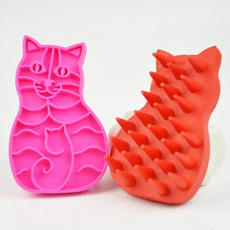 Wooden Pet Massaging Grooming Brush For Dogs And Cats