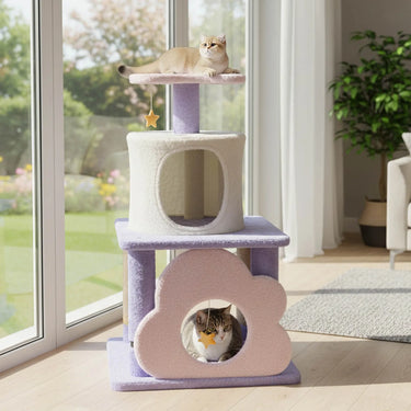 31.5" Modern Cat Tree Condo