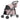 Foldable Dog Stroller Portable Dog Buggy 4 Wheel Pet Stroller Pushchair Travel Carriage Stroller Cart with Fashion  bag