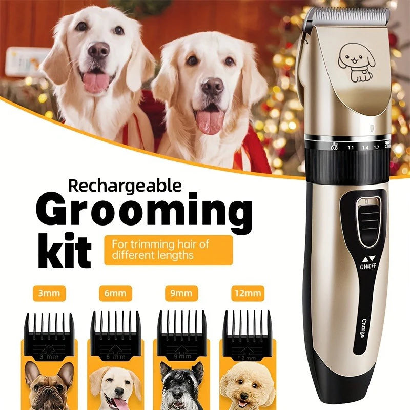 Pet Hair Trimmer Kit Electric Precision Clippers For Pets