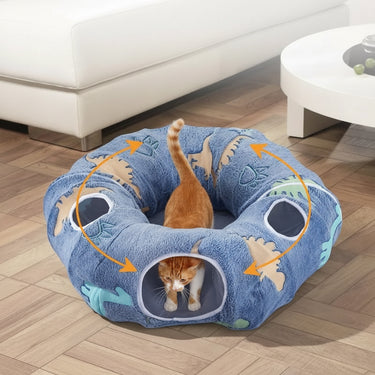 Foldable Cat Tunnel Bed